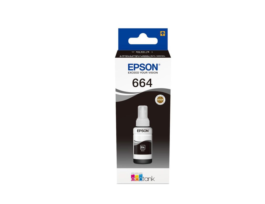 Epson T664 BK oriģinālā tinte