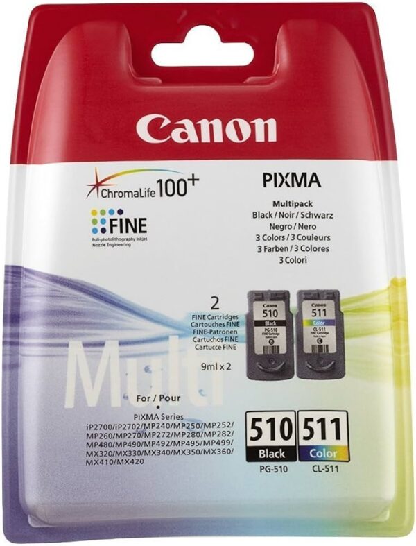 Canon PG-510 / CL-511 Black + Color SET оригинальный струйный картридж